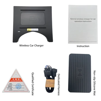 Quick QI Автомобильное беспроводное зарядное устройство Быстрая зарядка для Honda XR-V Vezel 2015 - 2022 Интеллектуальная инфракрасная приборная панель мобильного телефона 5