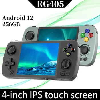 RG405M Портативная игровая консоль 4-дюймовый сенсорный экран IPS T618 с ЧПУ / алюминиевым сплавом Android 12 Портативный ретро 0