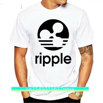 Ripple XRP Crypto para Футболка для мужчин O-Neck Cotton Custom Long Sleeve Футболка Hip Geek Funny T-Shirt