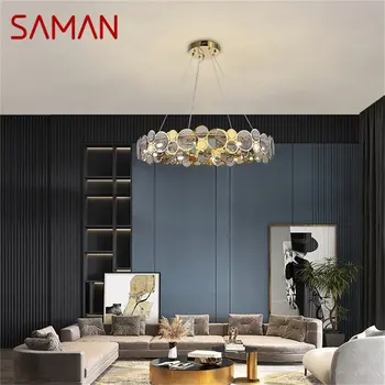 SAMAN Подвесной светильник Постмодернистский креативный светодиодный светильник Декоративный для домашней столовой Гостиная