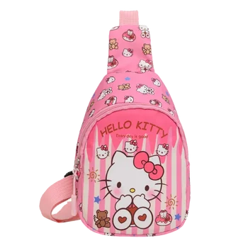 Sanrio Hello Kitty роскошная дизайнерская нагрудная сумка для женщин Kawaii Cinnamoroll Сумки через плечо для девочек Kuromi My Melody 1