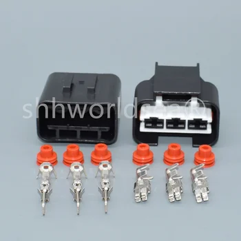 shhworldsea 3 Pin 1743271-2 Водонепроницаемый женский мужской автомобильный штекер электрический провод радиатор жгут проводов для Hyundai KIA 1