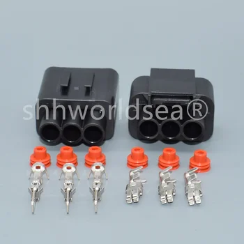 shhworldsea 3 Pin 1743271-2 Водонепроницаемый женский мужской автомобильный штекер электрический провод радиатор жгут проводов для Hyundai KIA 3