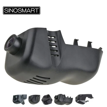 SINOSMART 1080P Специальный автомобильный видеорегистратор Wi-Fi DVR для VW Jetta Touareg Polo Passat Touran Tiguan Bora Magotan Golf APP Control