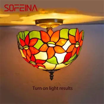 SOFEINA Tiffany Потолочный светильник Современные креативные светильники Светодиодный дом для гостиной Столовая