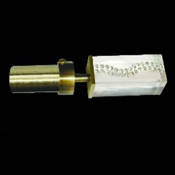 Sungshida 2Pack Качественный латунный квадратный кристаллический металлический карниз для штор навершие для драпировки Фурнитура Деталь для стержней диаметром от 1 до 9/8 дюйма