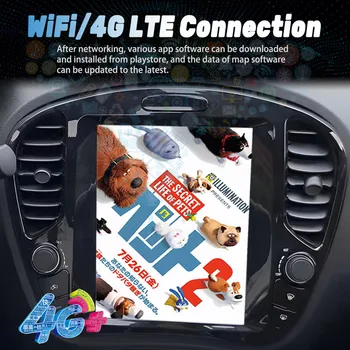 Tesla Экран Авто Мультимедиа Для Nissan Juke/Infiniti ESQ 2011-2019 Радио Android Блок GPS Навигация 8 + 128 ГБ 4G LTE Carplay 2