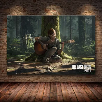 The Last Of Us Poster Print Zombie Survival Horror Action TV Game Pitcures плакат для холста плакат украшение плакат картина без рамы 0