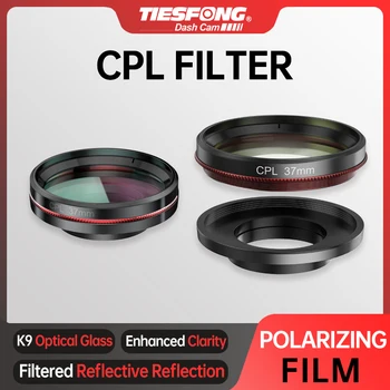 TiESFONG Оригинальный оптический фильтр CPL Круговая поляризационная пленка для автомобильного видеорегистратора Устранение отражения и повышенная четкость