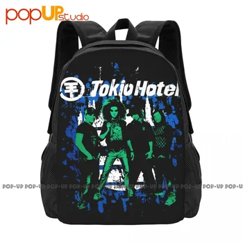 Tokio Hotel Винтажная метал-группа Rock P-420 Рюкзак Большая емкость Винтажная пляжная сумка Гимнаст Сумка Рюкзак для верховой езды