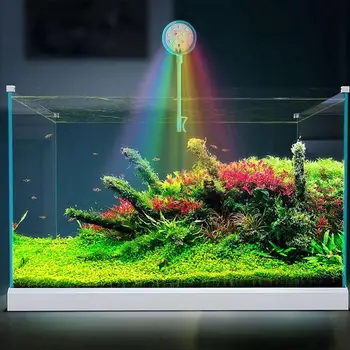  Turtle Tank Light 360-градусное вращающееся освещение для аквариума Яркое и энергосберегающее освещение 4
