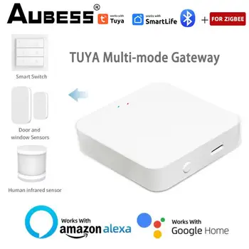 Tuya Gateway HUB Беспроводной мост для умного дома Датчик дистанционного управления приложением Smart Life через Alexa Home