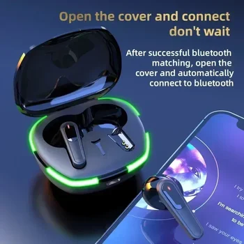 TWS Bluetooth-наушники Беспроводные наушники HiFi Stero Гарнитура Шумоподавление Спортивные наушники с микрофоном для Xiaomi Huawei 4