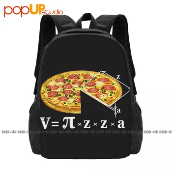 V = Pizza I Fun Geek Nerd Рюкзак Большая емкость Симпатичная новая стильная экологически чистая школьная спортивная сумка