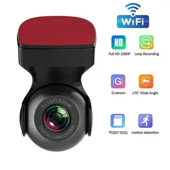 WiFi Автомобильный широкоугольный регистратор вождения Android Wifi Mini Беспроводной автомобильный видеорегистратор Ночной автомобильный видеорегистратор USB Камера вождения с ADAS 1