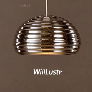 willlust алюминиевый висячий светло-серый серебристый алюминиевый абажур столовая гостиница Splugen Brau подвесное освещение