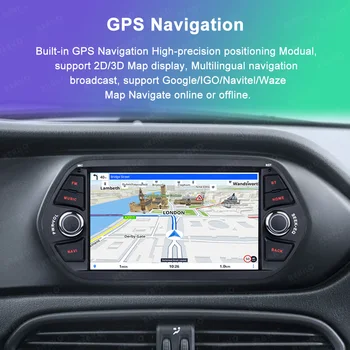 X-REAKO 2+64G Авто Радио Плеер Android 12.0 WIFI Carplay + Android Авто GPS Навигация Для Fiat Tipo Egea 2015-2017 Авто Стерео RDSNO DVD 4