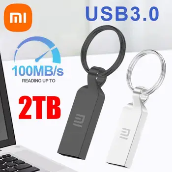Xiaomi Original 2 ТБ 128 ГБ USB Flash Drive 1 ТБ Металлический флеш-накопитель Memoria Usb Stick Высокоскоростной флеш-накопитель для ноутбука ПК Бесплатная доставка