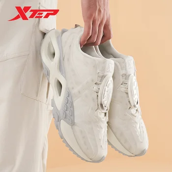 Xtep Повседневная обувь для мужчин 2023 Зимняя ретро Удобная мужская спортивная обувь Амортизирующие амортизирующие кроссовки 977419320069 0