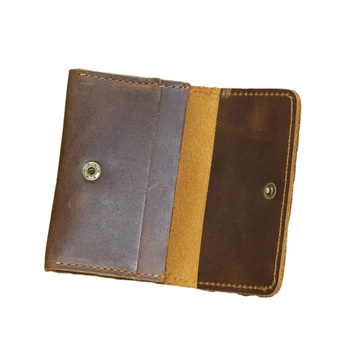 Y166 Стильный мини-держатель для карт и легкий кошелек для денег из полиуретана для монет и карт