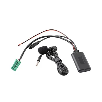 Авто Bluetooth 6Pin Mini ISO AUX IN 3,5 мм Аудиоразъем Съемный микрофон для моделей Renault Updatelist Tunerlist CD