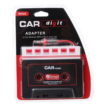 Авто Автомобильная кассета на Aux Адаптер 3,5 мм Входной кабель Магнитофон Плеер для смартфона MP3 Плеер Универсальный T3EF