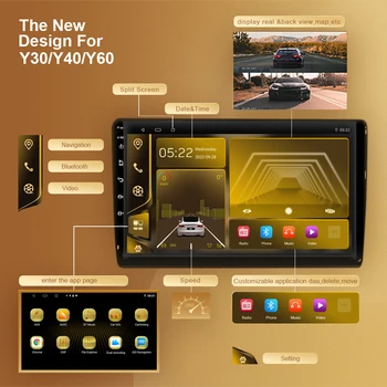 Автомагнитола Android 13 для Nissan Navara NP300 Frontier 2017 Qualcomm Snapdragon Навигация Мультимедийный видеоплеер WiFi No 2din 1