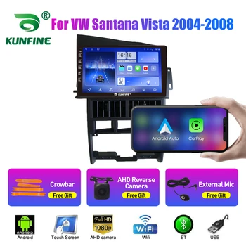 Автомагнитола для VW Santana Vista 2Din Android Восьмиядерный автомобильный стерео DVD GPS-навигационный плеер Мультимедиа Android Auto Carplay