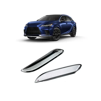 Автомобильная гальваническая декоративная рамка задний бампер вентиляционная крышка аксессуары для Lexus RX 350 350H 500H 2022 2023