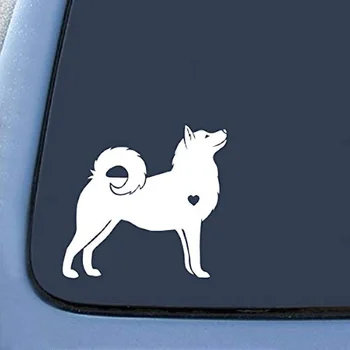 Автомобильная наклейка Love My Husky Dog Pet Heart Animals Для ноутбука Бутылка с водой Грузовик Фургон Внедорожник Мотоцикл Автомобиль Краска Окно Стена