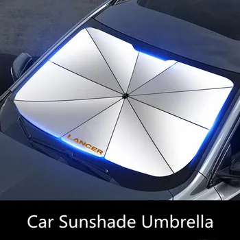 Автомобильный солнцезащитный зонтик Автомобильный летний солнце Интерьер Защита лобового стекла Аксессуары для Mitsubishi Lancer