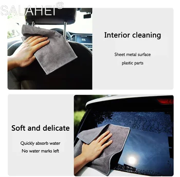  Автомойка Высококачественная чистка полотенец из микрофибры Сушка впитывающей ткани Подшивка для Fiat Punto 2 evo MK2 188 Аксессуары для салона автомобиля 2