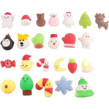 Адвент Календарь на 2023 год Рождественский календарь обратного отсчета Игрушка 24 шт. Разные милые игрушки для детей с животными моти
