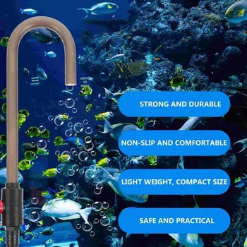  Аквариумный аквариум Крючок Водообменник с переключателем потока быстро и эффективно помогает наполнить воду в аквариуме