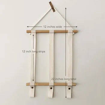  Аккуратное и аккуратное пространство Стойка для хранения шпилек и отделка стен Прочный деревянный материал, подходящий для детских комнат 2