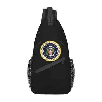 Американский Президентский Герб Кроссбоди Слинг Рюкзак Мужчины Изготовленный На США Герб Плечо Нагрудная Сумка Для Путешествий Походы Рюкзак 0