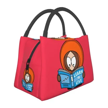 Анимационный ТВ фильм SouthPark Термоизолированные сумки для ланча Женщины учатся жить Портативный контейнер для обеда Коробка для еды