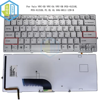 Арабская клавиатура ноутбука с подсветкой для Sony VAIO VPC-SA VPC-SB VPC-SC VPC-SD PCG-4121DL PCG-4121EL PCG-41218L 045-0011-129-B Новый