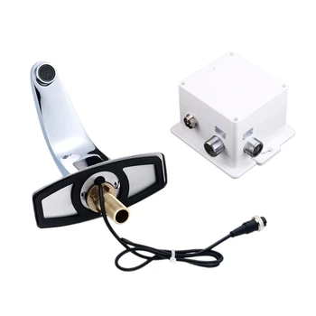 Бесконтактный смеситель для ванной комнаты Автоматический сенсорный кран Водосборный кран с водопадом 0