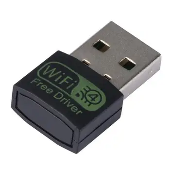 Беспроводной мини-USB Wi-Fi адаптер 150 Мбит/с Приемник Адаптер Бесплатный драйвер Сетевая карта для настольного ноутбука Сетевой адаптер
