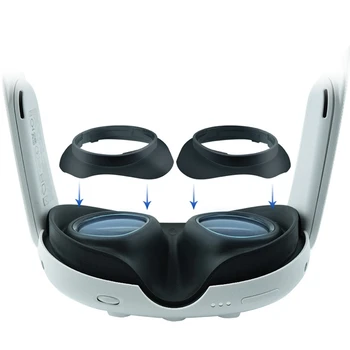  Быстроразборная оправа объектива Защита линзы для очков VR (без линзы) для Oculus Quest 3