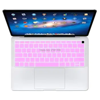 Версия для США Силиконовый чехол для клавиатуры Skin Case для MacBook Newest Air 13 дюймов 2018 года выпуска A1932 с дисплеем Retina 5