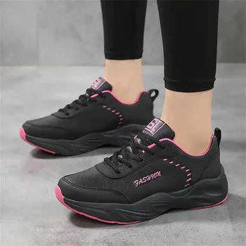 Весенние кроссовки на толстом каблуке 50 размер Теннисные туфли размер 32 оригинальные женские лоферы спортивные специальные сезонные луферы sapatenos YDX1 0