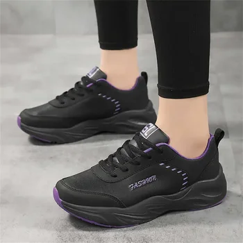 Весенние кроссовки на толстом каблуке 50 размер Теннисные туфли размер 32 оригинальные женские лоферы спортивные специальные сезонные луферы sapatenos YDX1 3