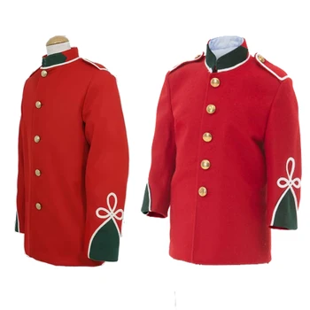 Викторианский пехотный полк гражданской войны военный костюм куртка взрослые мужчины гусарское пальто костюм на заказ