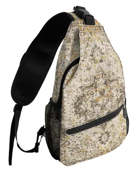  Винтажные сумки для груди с текстурой ковра для женщин и мужчин водонепроницаемые сумки-мессенджеры женские спортивные сумки через плечо