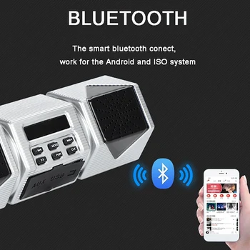  Водонепроницаемый мотоцикл Стерео Динамики Аудиосистема Усилитель Bluetooth Радио USB FM Радио MP3 Плеер 3