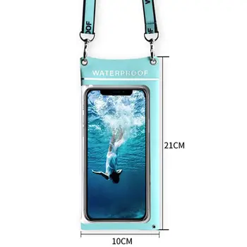 Водонепроницаемый чехол для телефона чехол сумка для iPhone 13 12 11 Pro Max Samsung Huawei P30 Lite WaterProof Мобильный телефон Чехол для мобильного смартфона 3