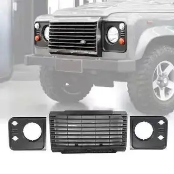 Высококачественная защита решетки радиатора Кромка переднего бампера автомобиля Диффузор заднего бампера Для старого защитника Land Rover