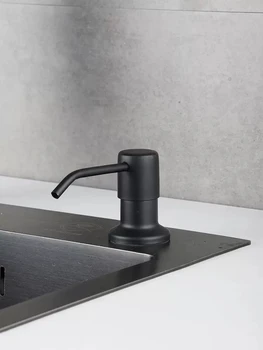 Высококачественная черная кухонная раковина Дозатор жидкого мыла